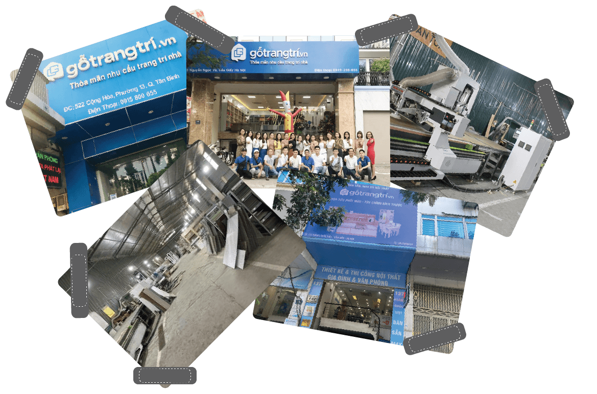 Hệ thống cửa hàng và xưởng sản xuất Gỗ Trang Trí